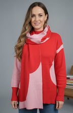Orange Red Flower Roar Some Scarf