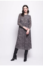 Roar Velvet Leopard Overlay Dress
