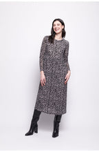 Roar Velvet Leopard Overlay Dress