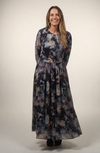 Smudge Mesh Maxi Dress