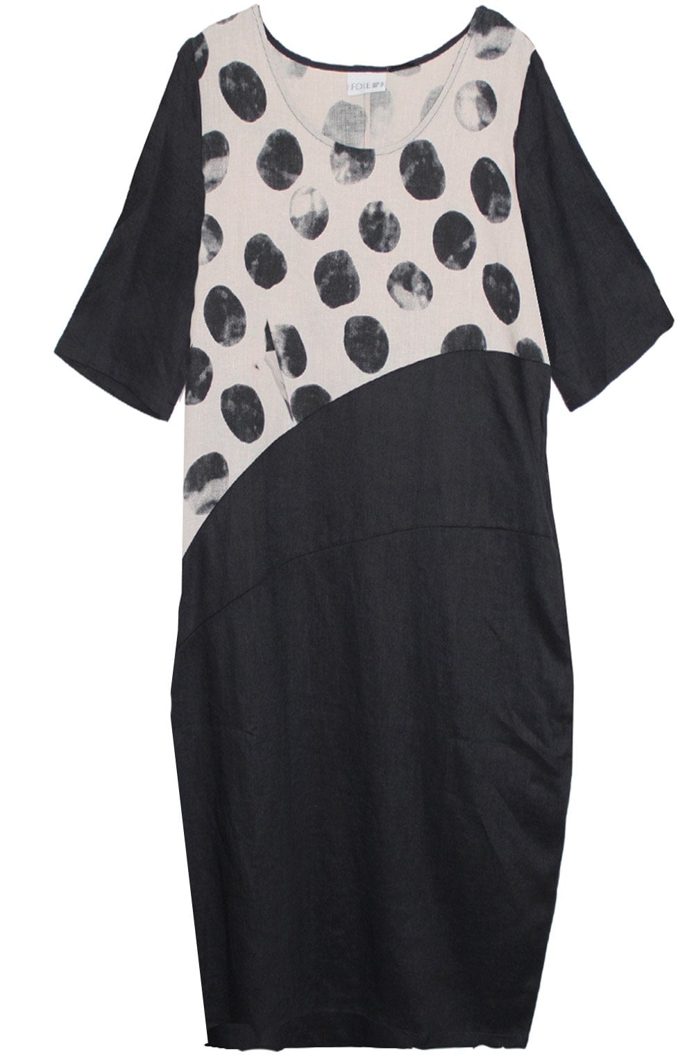 Spot Block Design Dress