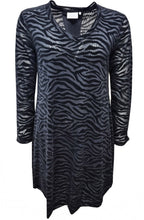 Velvet Under Black Zebra Tunic