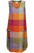 Well Established Fiesta Check Dress
