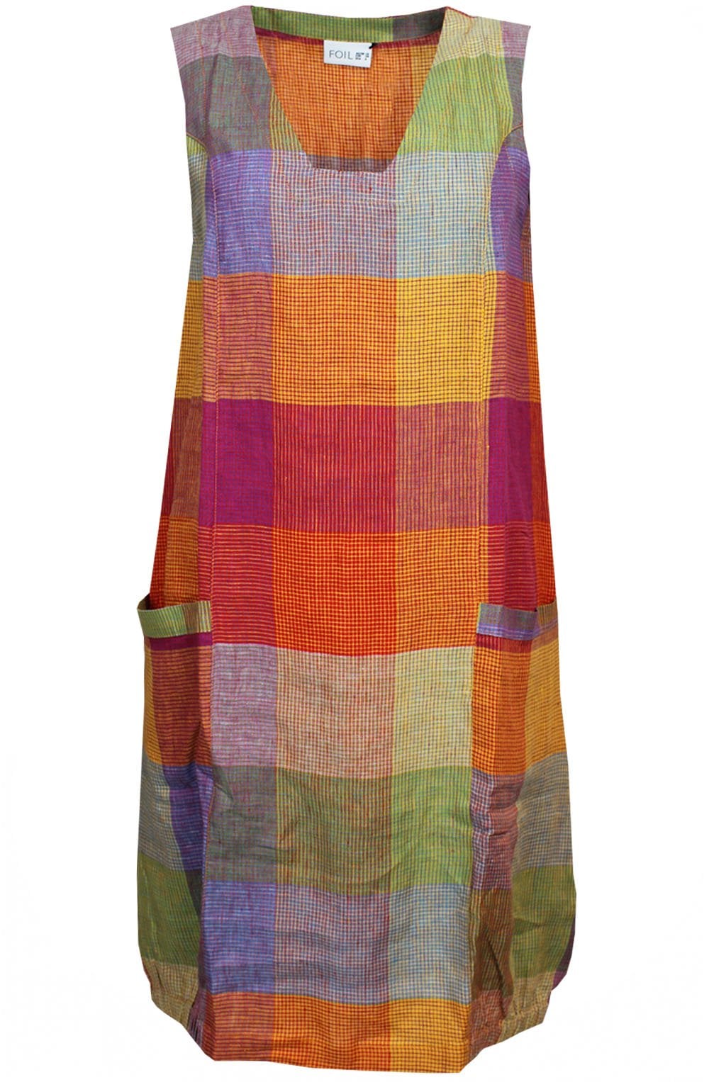 Well Established Fiesta Check Dress