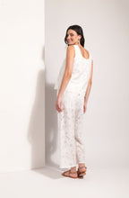 White Floral Broderie Anglaise Top