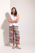 White Sleeveless Linen Top