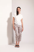White Twist Detailed T Shirt