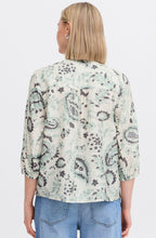 Agave and Frosty Green All Over Print Relaxed Blouse