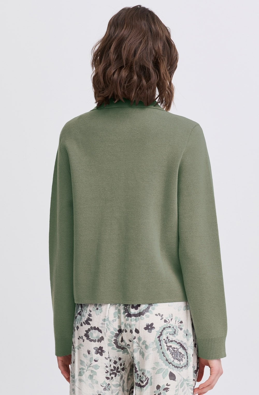 Agave Green Box Cardigan