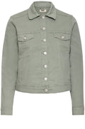 Agave Green Denim Jacket