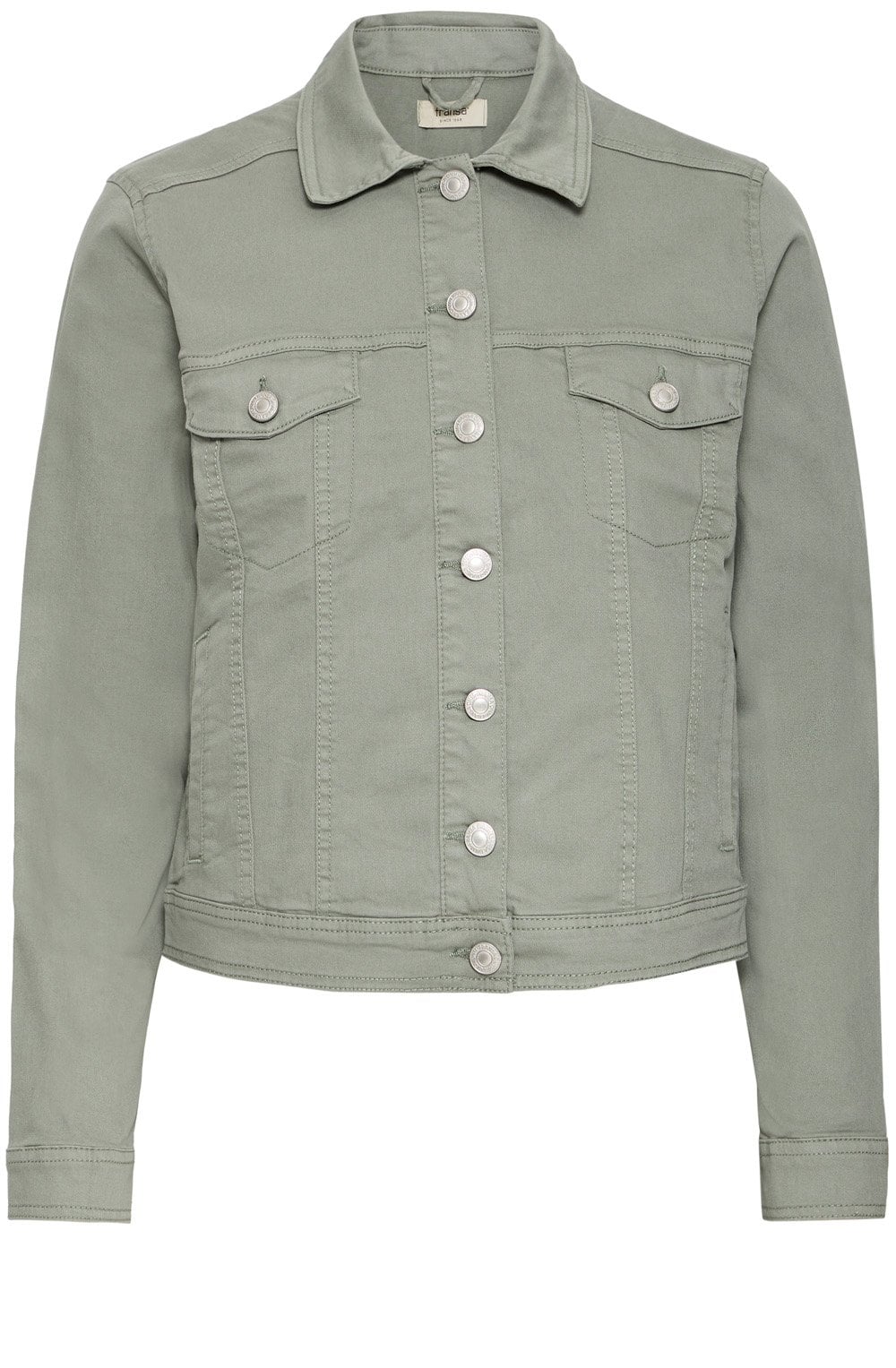 Agave Green Denim Jacket