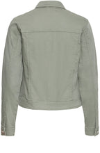 Agave Green Denim Jacket