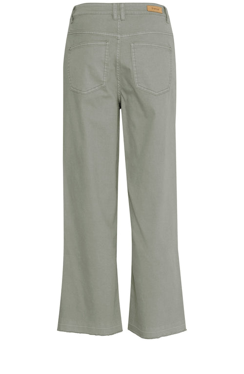 Agave Green High Waist Wide Leg Jeans