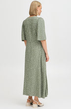 Agave Green Polka Dot Maxi Dress