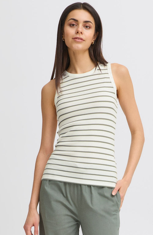 Agave Green Vest Top