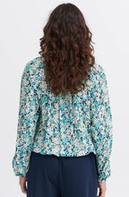 Bachelor Button Blue Floral Blouse