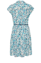 Bachelor Button Blue Floral Button Down Dress