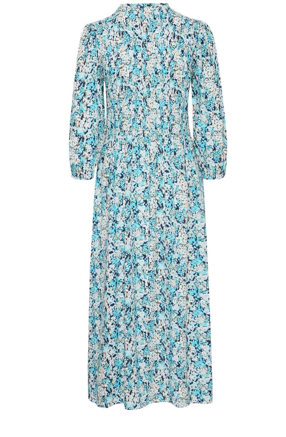 Bachelor Button Blue Smocked Maxi Dress