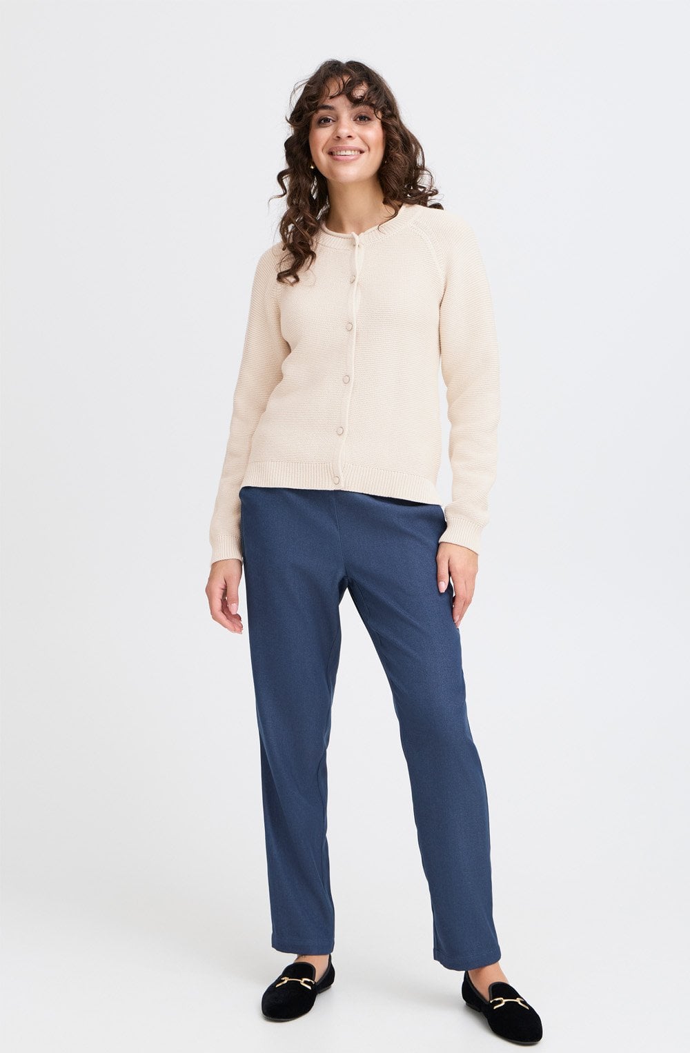 Birch Knitted Button Up Cardigan