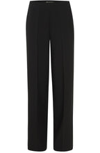 Black Abigail Wide Leg Trousers