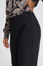Black Abigail Wide Leg Trousers