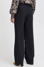 Black Abigail Wide Leg Trousers