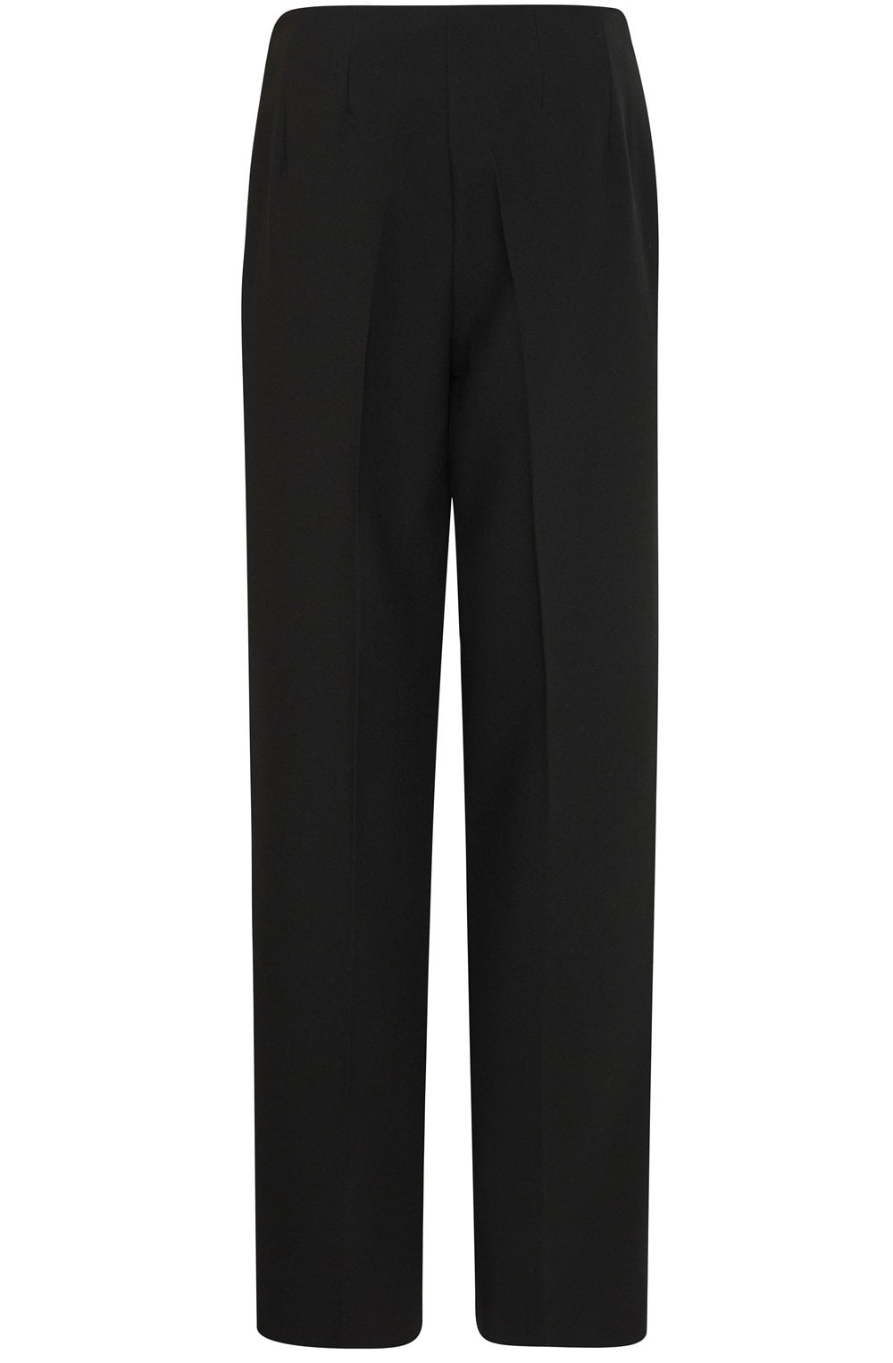 Black Abigail Wide Leg Trousers