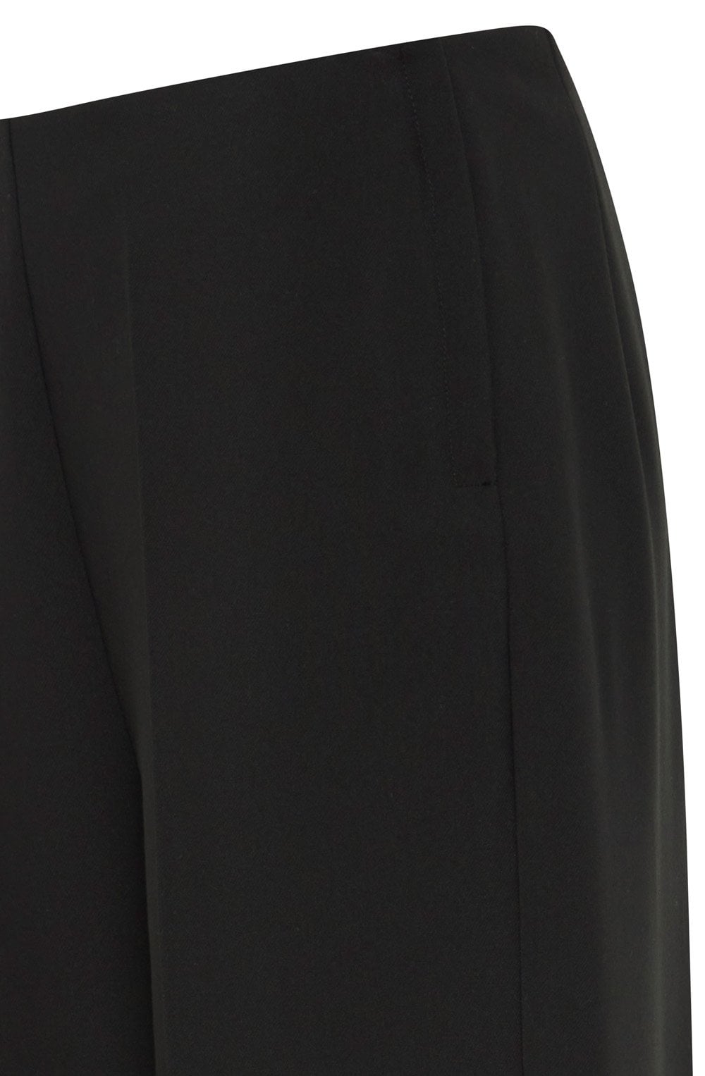 Black Abigail Wide Leg Trousers