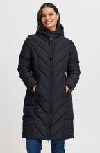 Black Maise Hooded Puffer Coat