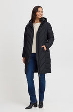 Black Maise Hooded Puffer Coat