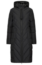 Black Maise Hooded Puffer Coat