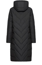 Black Maise Hooded Puffer Coat