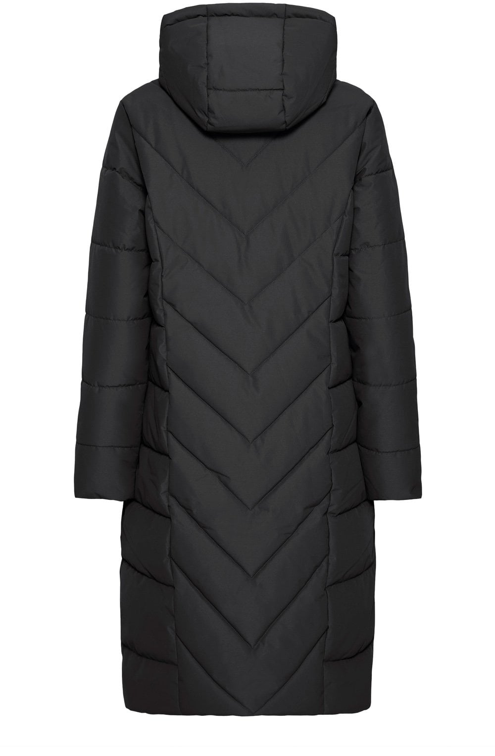 Black Maise Hooded Puffer Coat
