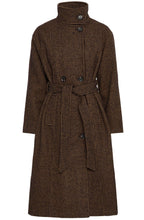 Black Mix Houndstooth Coat
