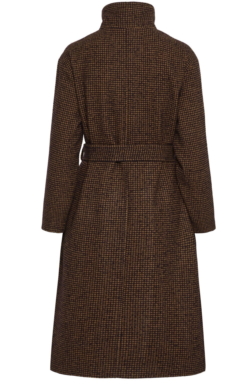 Black Mix Houndstooth Coat