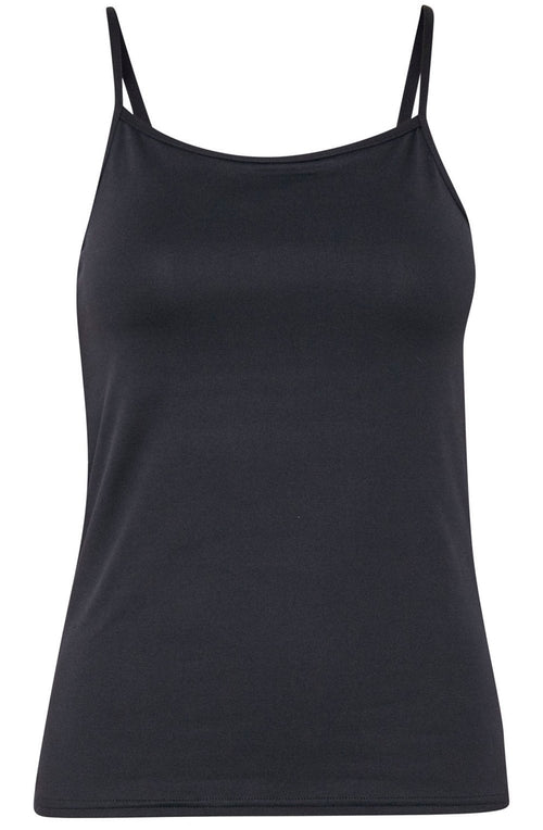 Black Stretch Jersey Camisole