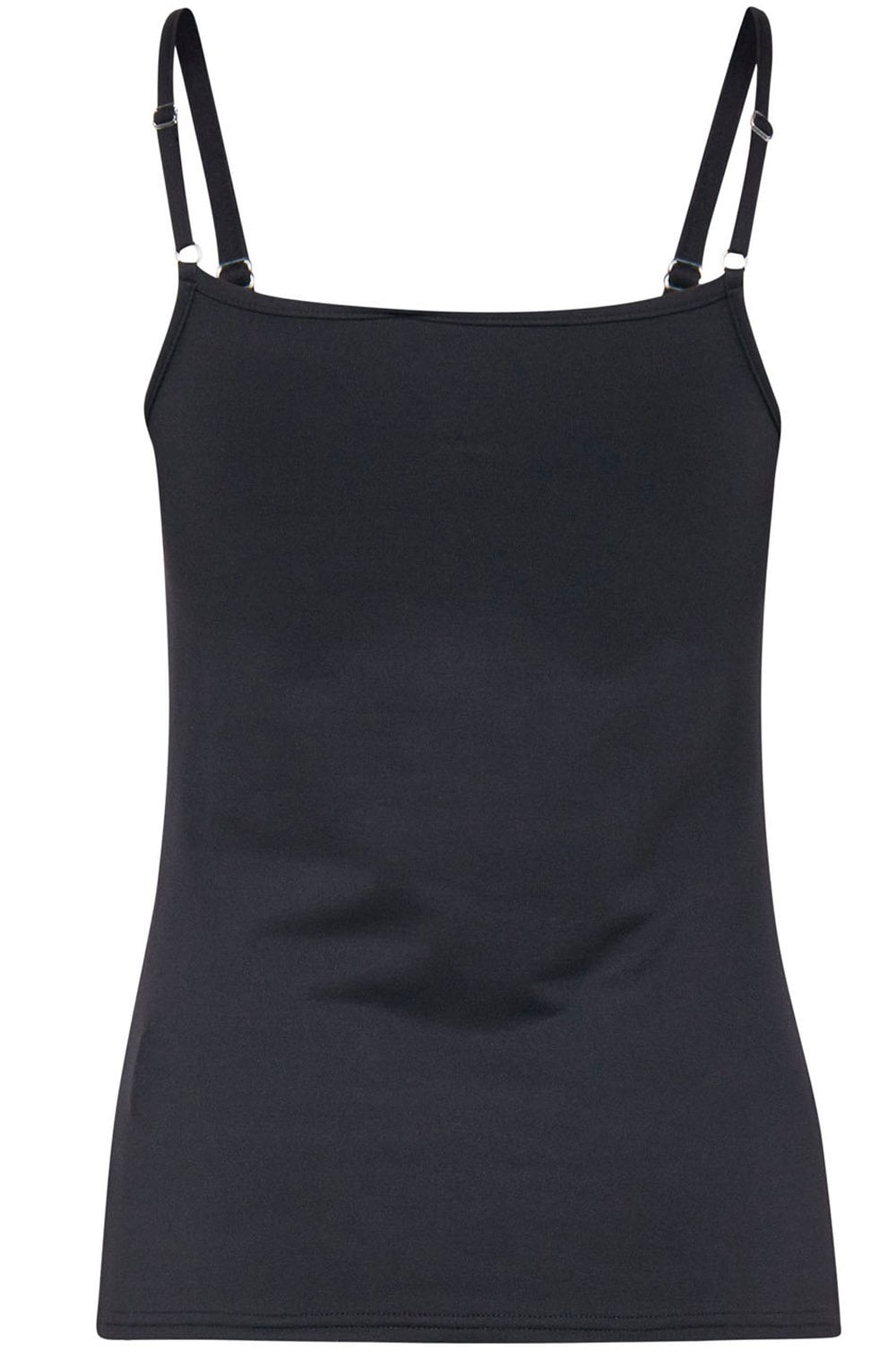 Black Stretch Jersey Camisole