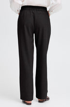 Black Wide Straight Leg Trousers