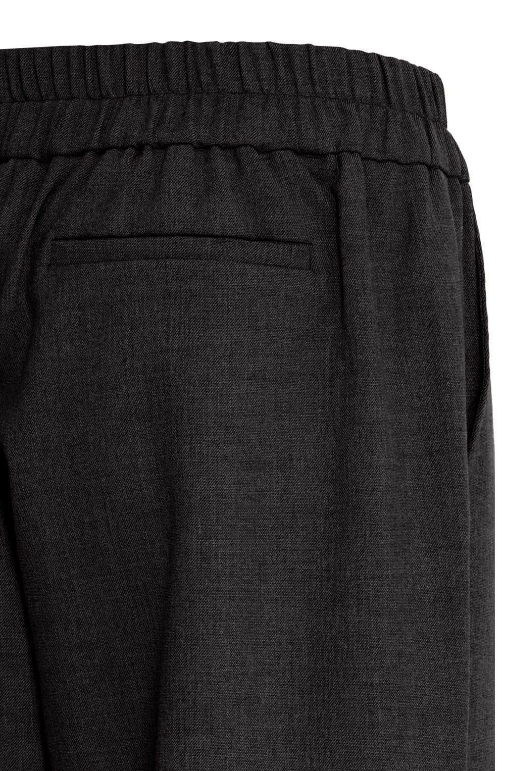 Black Wide Straight Leg Trousers