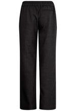 Black Wide Straight Leg Trousers