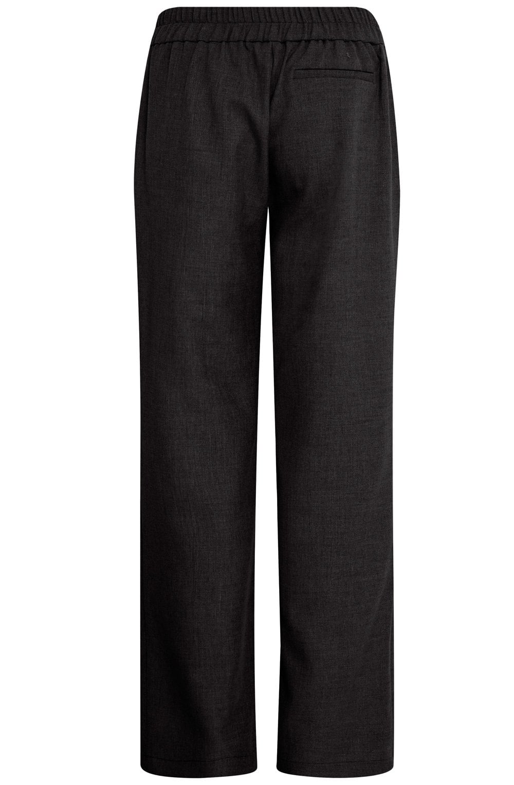 Black Wide Straight Leg Trousers