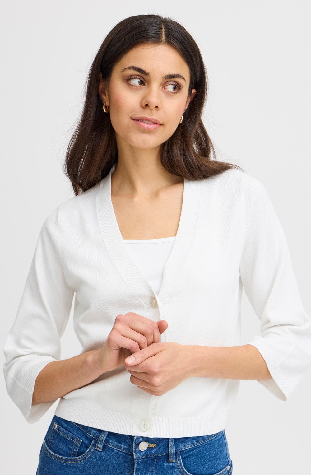 Blanc De Blanc Sleeve Cardigan