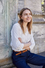 Blanc De Blanc Applique Obbie Blouse
