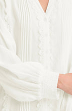 Blanc De Blanc Lace Trim Blouse
