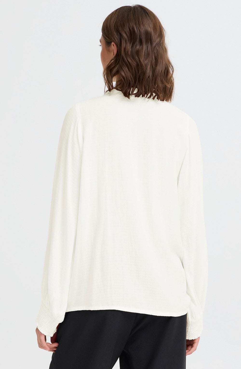 Blanc De Blanc Lace Trim Blouse