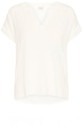 Blanc De Blanc Super Soft Tunic Neck Top