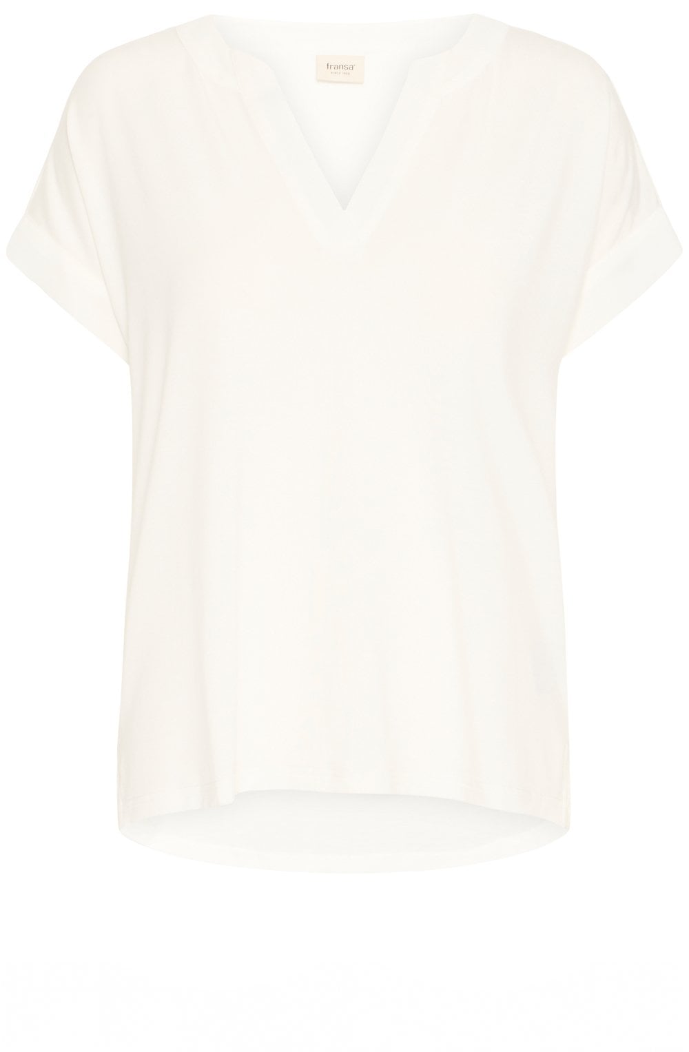 Blanc De Blanc Super Soft Tunic Neck Top