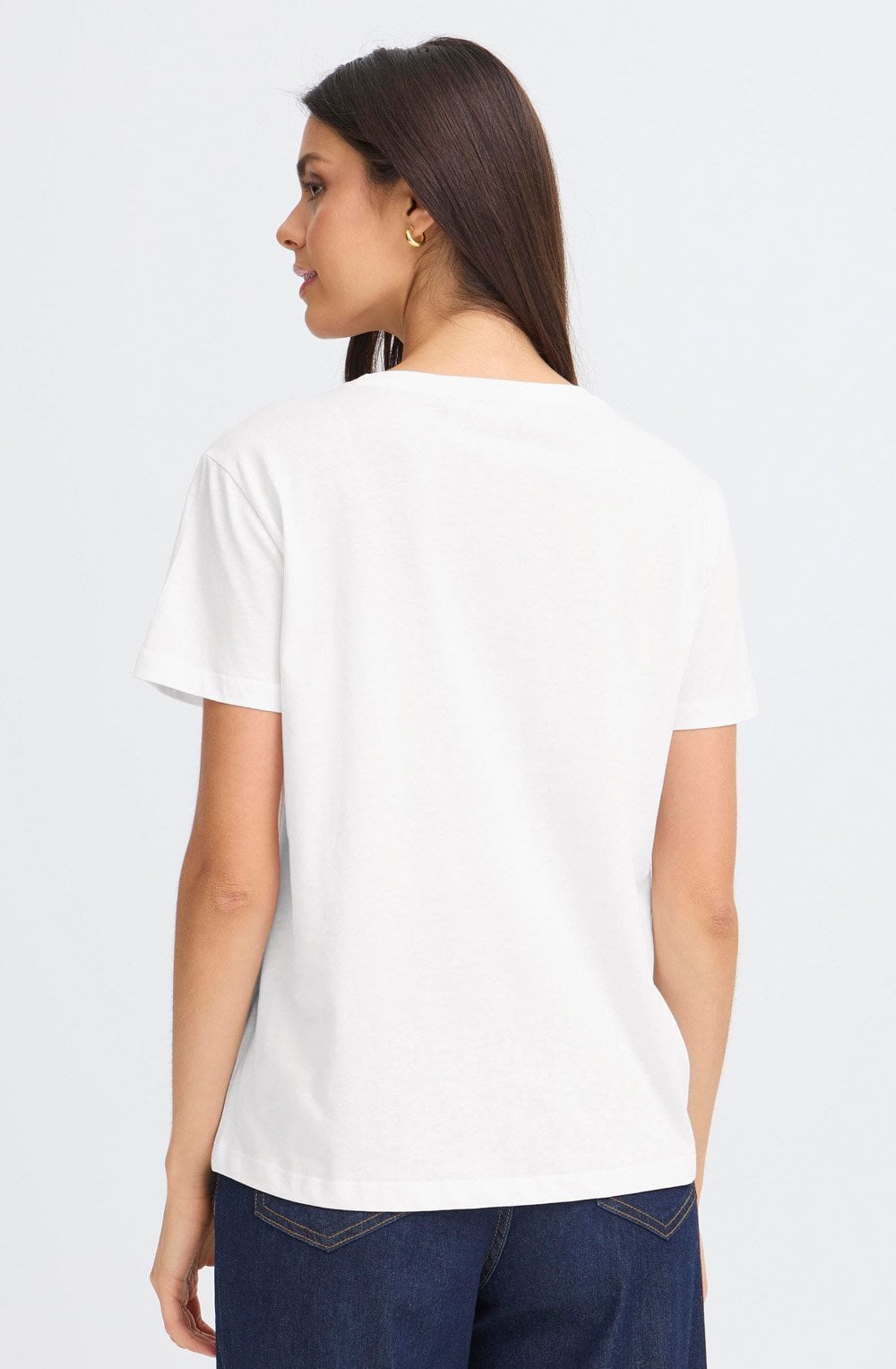 Blanc Heart Embroidered Tala T shirt