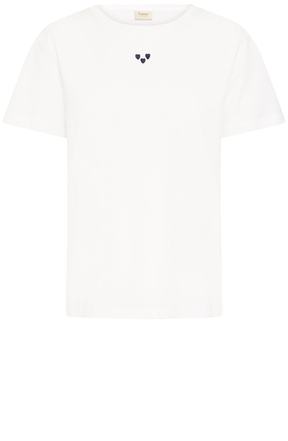 Blanc Heart Embroidered Tala T shirt