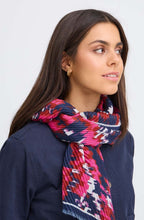 Boho Very Berry Pleated Scarf